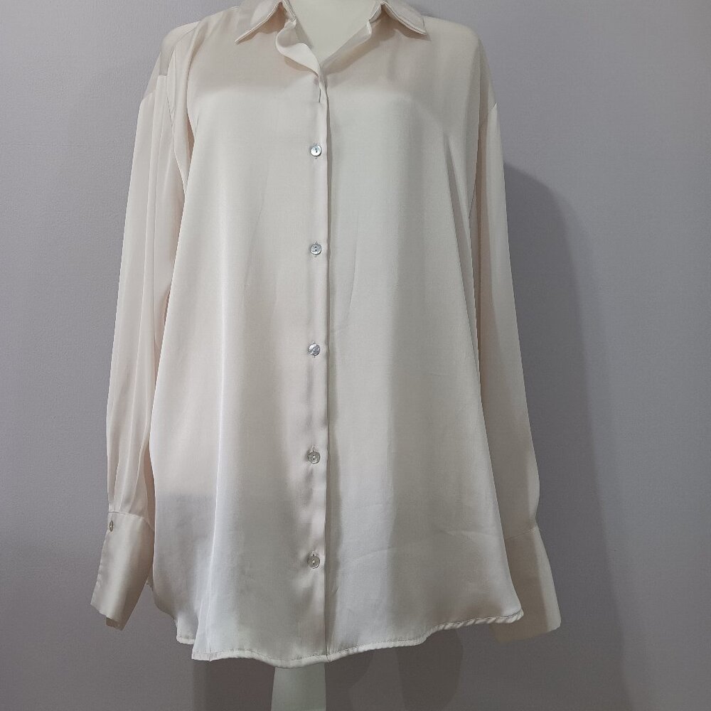 Zara Satin Effect Shirt
